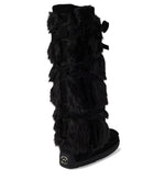 Manitobah Mukluks Tall Wrap Black/Noir Suede 2 6 M