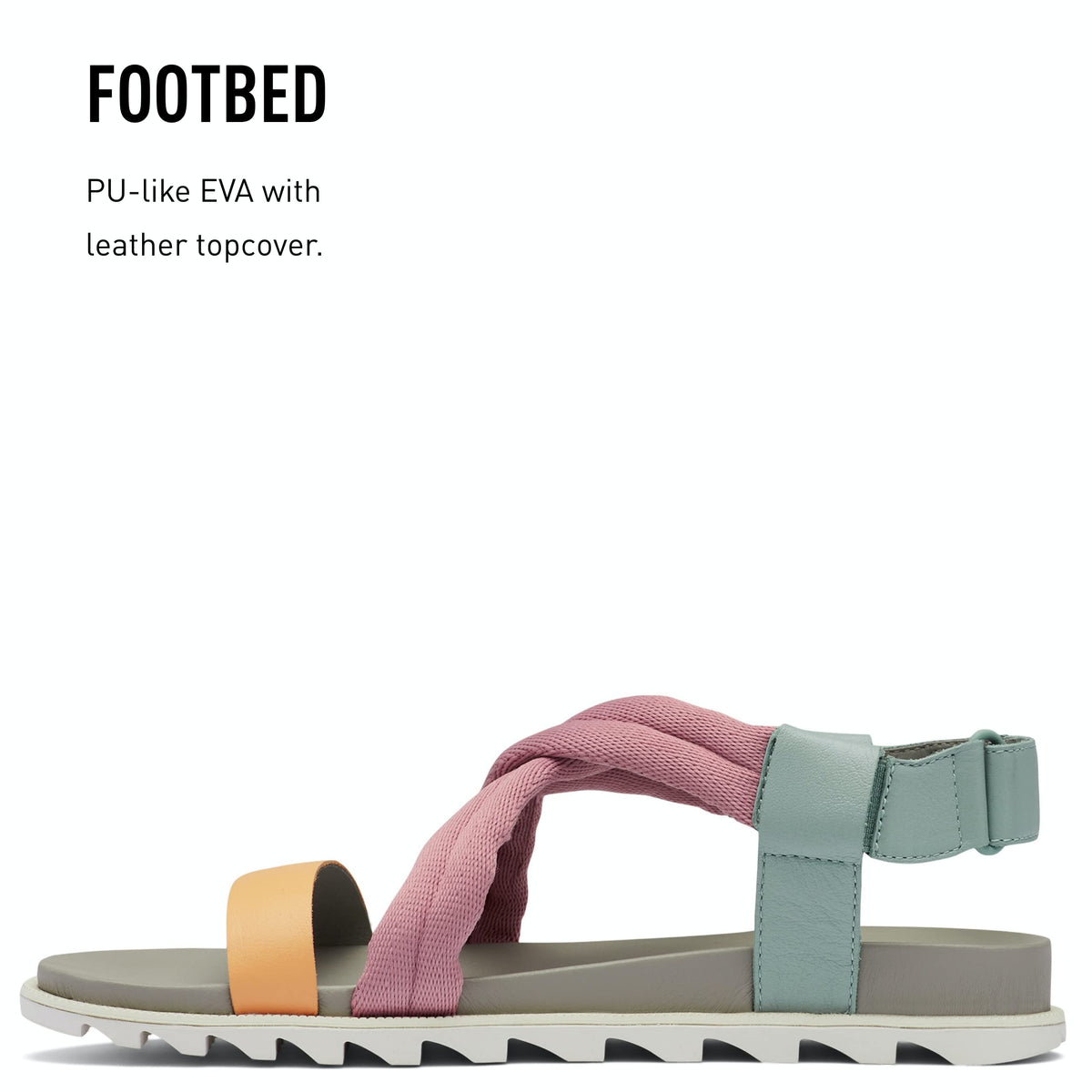 Sorel Women's Roaming Decon Sandals - Crushed Blue, Chrome Grey - Size 8