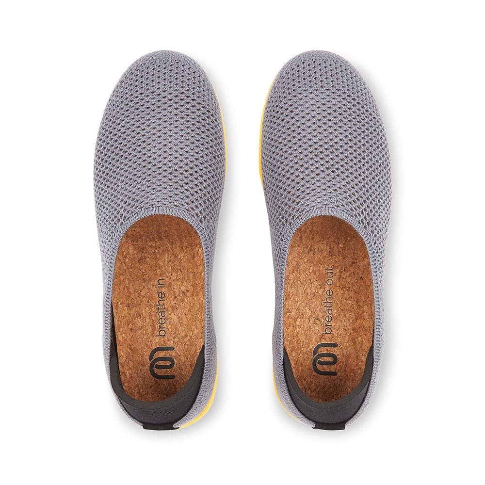 mahabis Breathe Larvik Light Grey/Skane Yellow EU 38 (US Women's 7.5) Medium