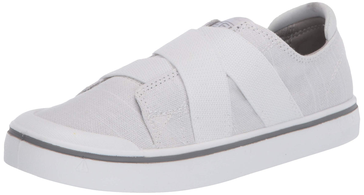 KEEN Women's ELSA IV Gore Slip-ON Sneaker, White, 6.5