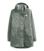 THE NORTH FACE Women's Metroview Trench, Agave Green, XS