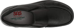 SAS Side Gore Slip On Comfort Loafer Black 13.5 W - Wide (E)