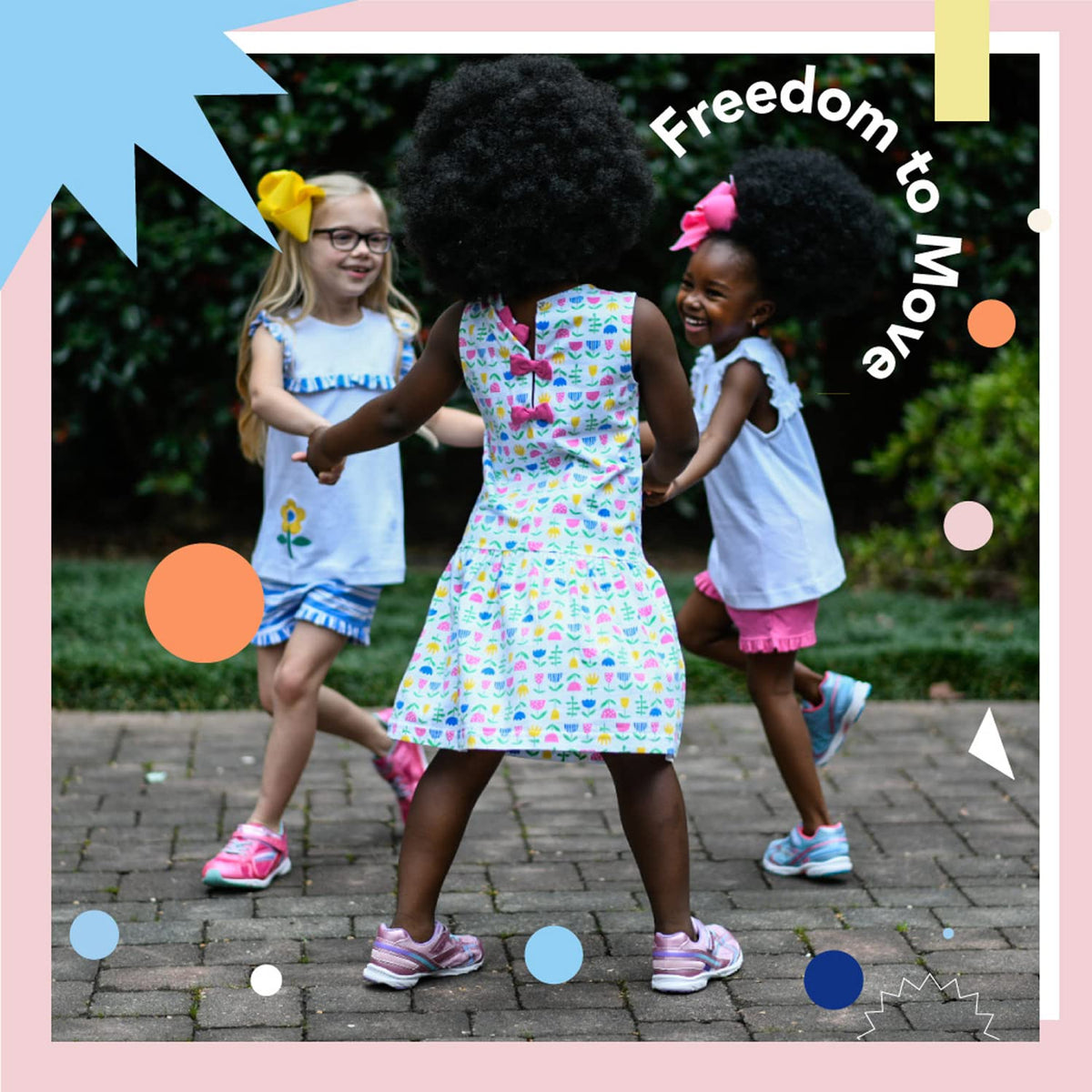 TSUKIHOSHI 3537 Glitz Strap-Closure Machine-Washable Child Sneaker Shoe with Wide Toe Box and Slip-Resistant, Non-Marking Outsole, Hotpink/Mint - 11 Little Kid (4-8 Years)