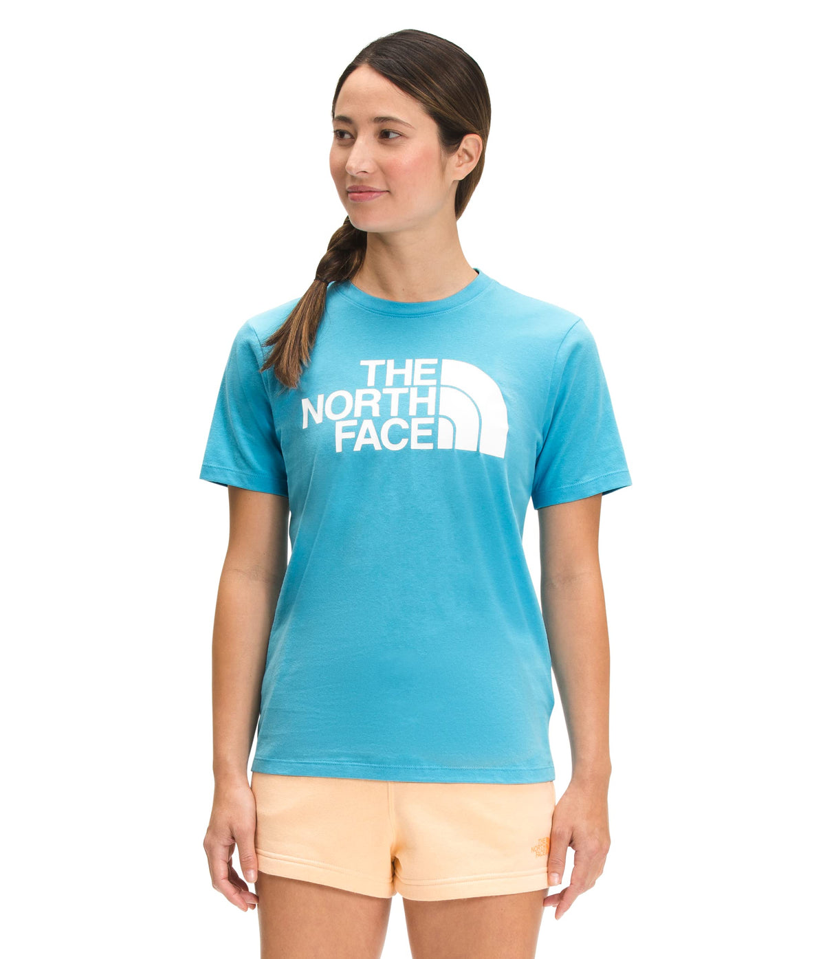 THE NORTH FACE Women's S/S Half Dome Cotton Tee XX-Large Norse Blue