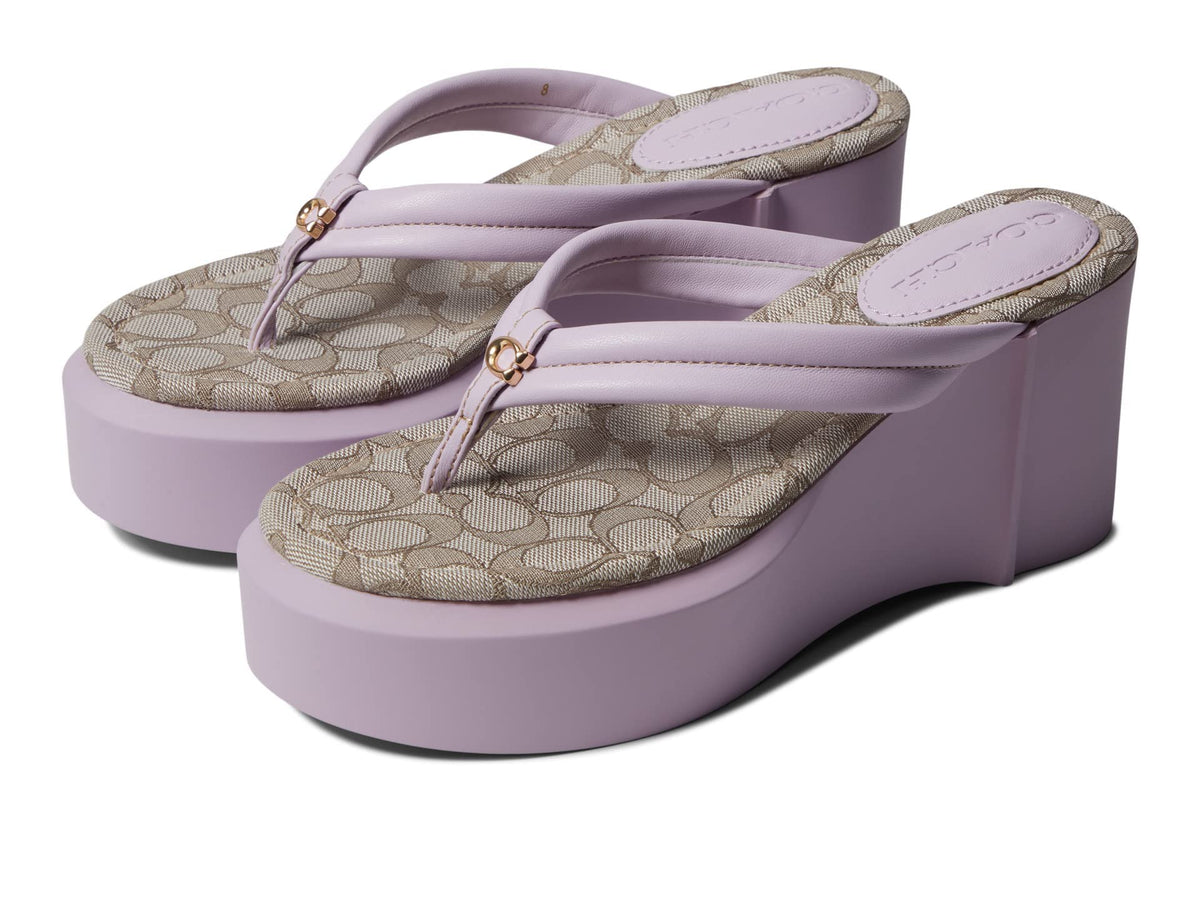 COACH Franki Flip-Flop Purple 9 B (M)