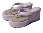 COACH Franki Flip-Flop Purple 9 B (M)