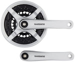 SHIMANO FC TY501 Square 6/7/8 Speed Chainset, Unisex, E-FCTY501C244CSB, Silver, 170 mm