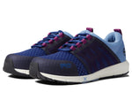 Timberland PRO® Radius Composite Safety Toe Sneakers for Women – Anti-Fatigue Technology – HoverSpring Foam Blue/Pink 8.5 C - Medium