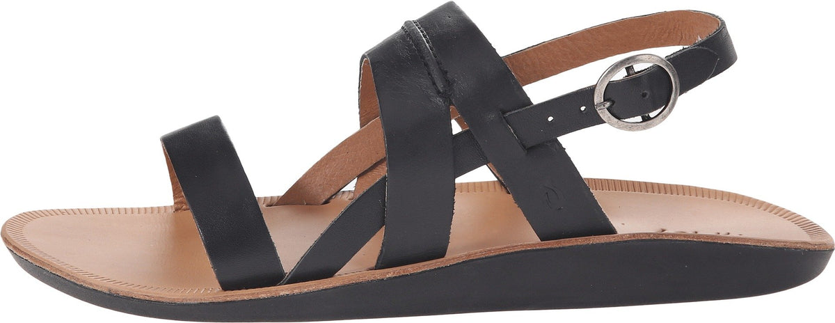 OLUKAI Leoa Sandal - Women's Black/Black 6