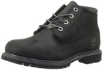 Timberland® Nellie Chukka Boots for Women – Full Grain Leather Upper – Removable Footbed – Rubber Outsole Black Nubuck 8.5 B - Medium
