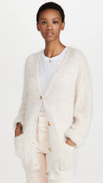 Free People Women's Nevermind Cardi, Creme Brulee, Off White, L