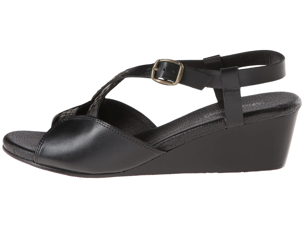 Walking Cradles Georgia Black Leather 7.5 M (B)