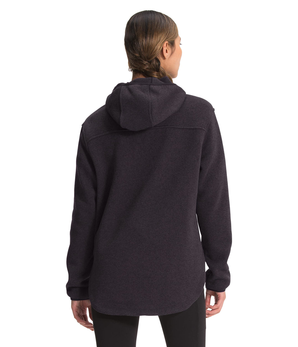 The North Face Women's Crescent Popover, TNF Black Heather, L