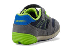 Merrell Kids' Bare Steps A83 Sneaker 7 Little Kid Navy/Green