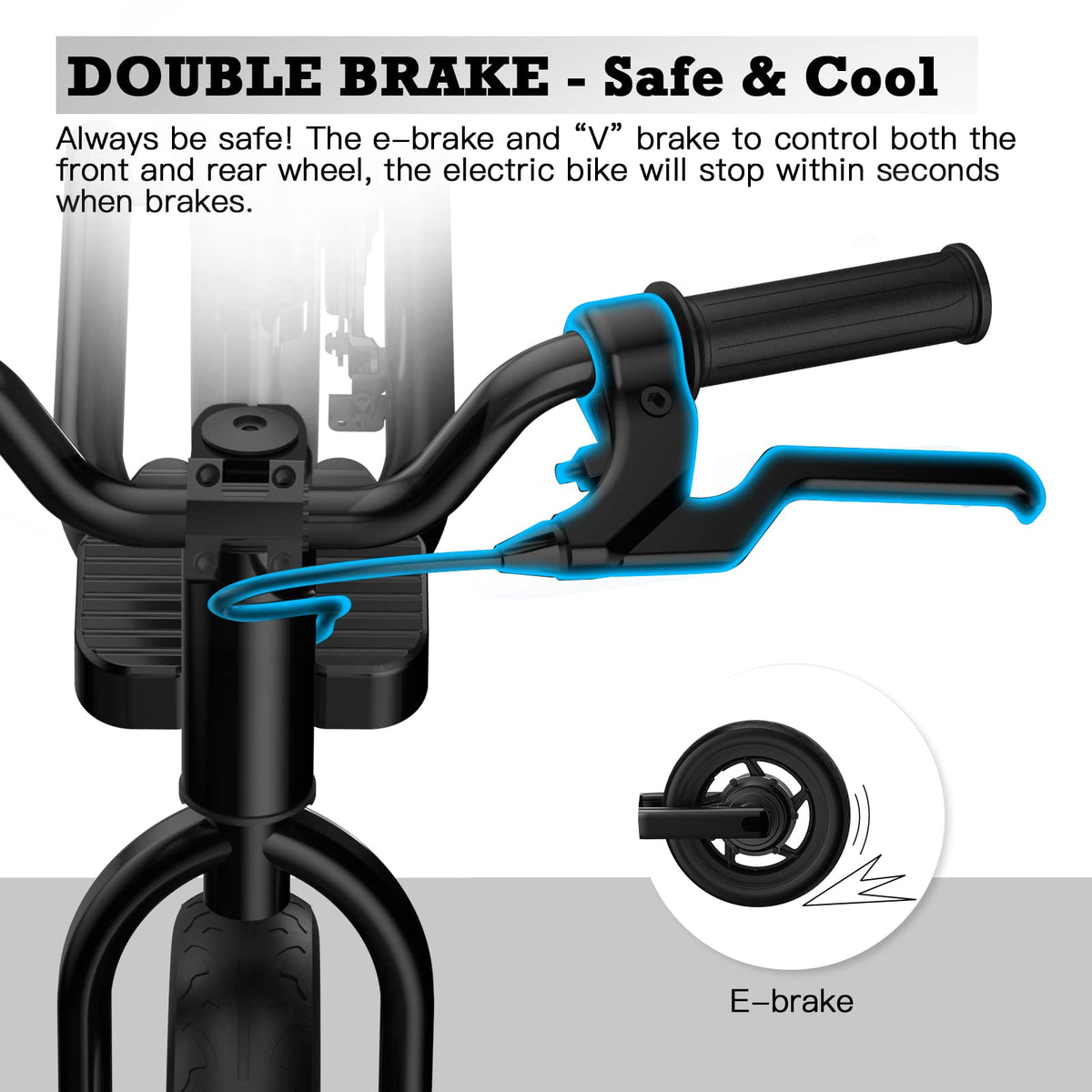 Hiboy BK1 Electric Bike for Kids Ages 3-5 Years Old, 24V 100W Electric Balance Bike with 12 inch Inflatable Tire and Adjustable Seat, Electric Motorcycle for Kids Boys & Girls (Black)