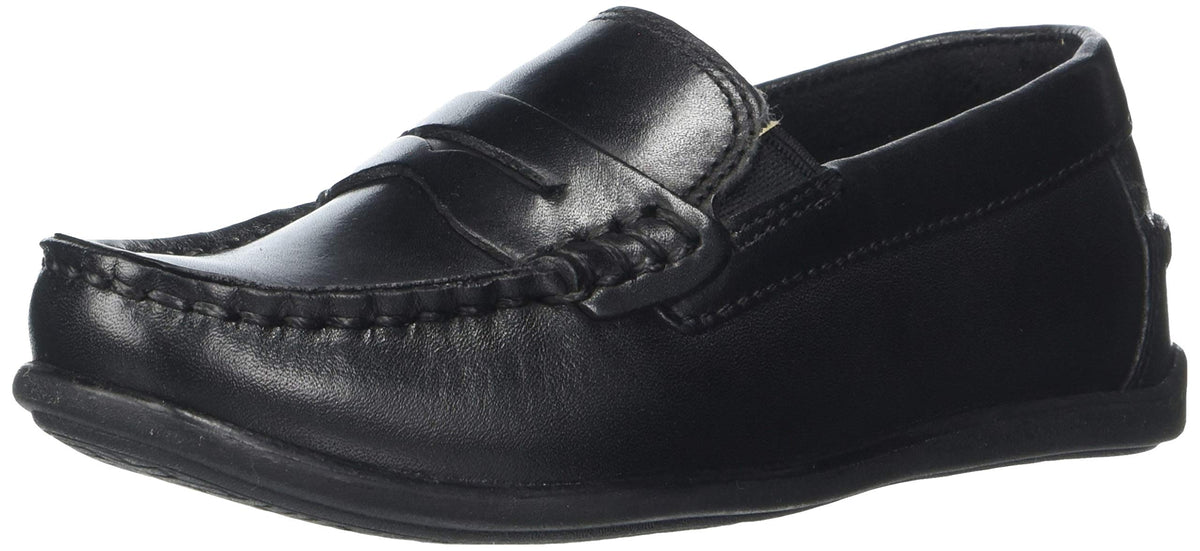 Florsheim Kids Boy's Jerod Penny Driver, Jr. Loafer, Black, 6 M US Big Kid