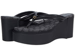 Coach Franki Flip-Flop Chalk Smooth Leather 9 B (M)