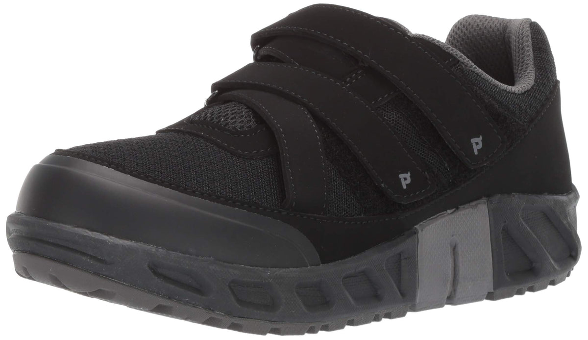 Propet Men's Matthew Strap Sneaker, Black, 08 5E US