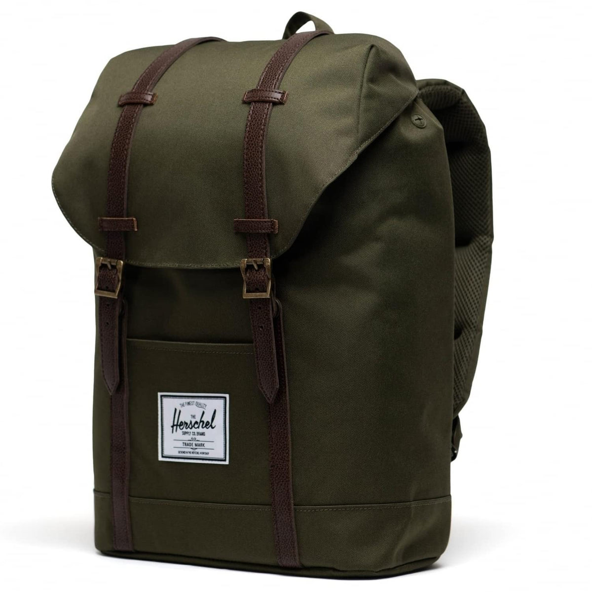 Herschel Retreat Backpack, Ivy Green/Chicory Coffee, Classic 19.5L