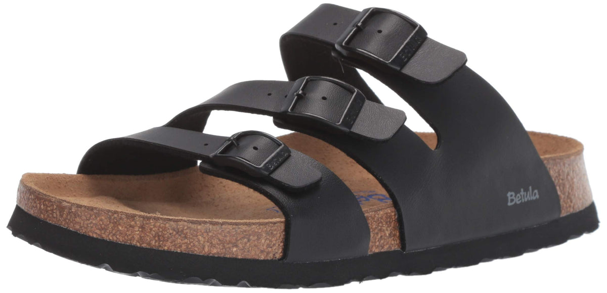 Birkenstock Betula Licensed Leo Soft Black Birko-Flor™ EU 37 (US Women's 6-6.5) Narrow