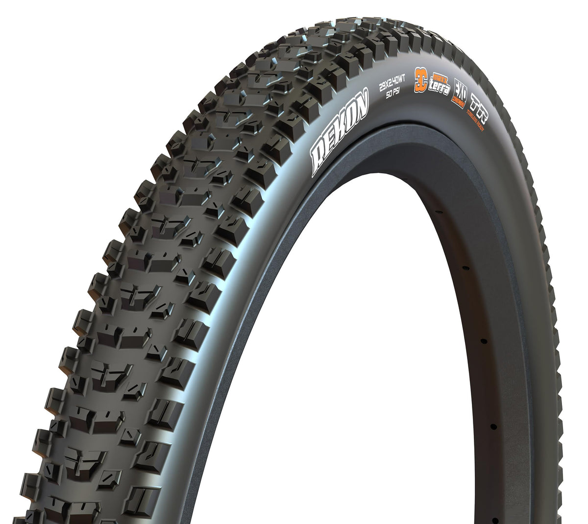 MAXXIS Rekon - 3C MaxxTerra - 29, 27.5 - EXO, EXO+ - E25 Rating, Tubeless | Light-Duty Trail Tire, Size 29x2.40WT - 3CT, EXO+, E25