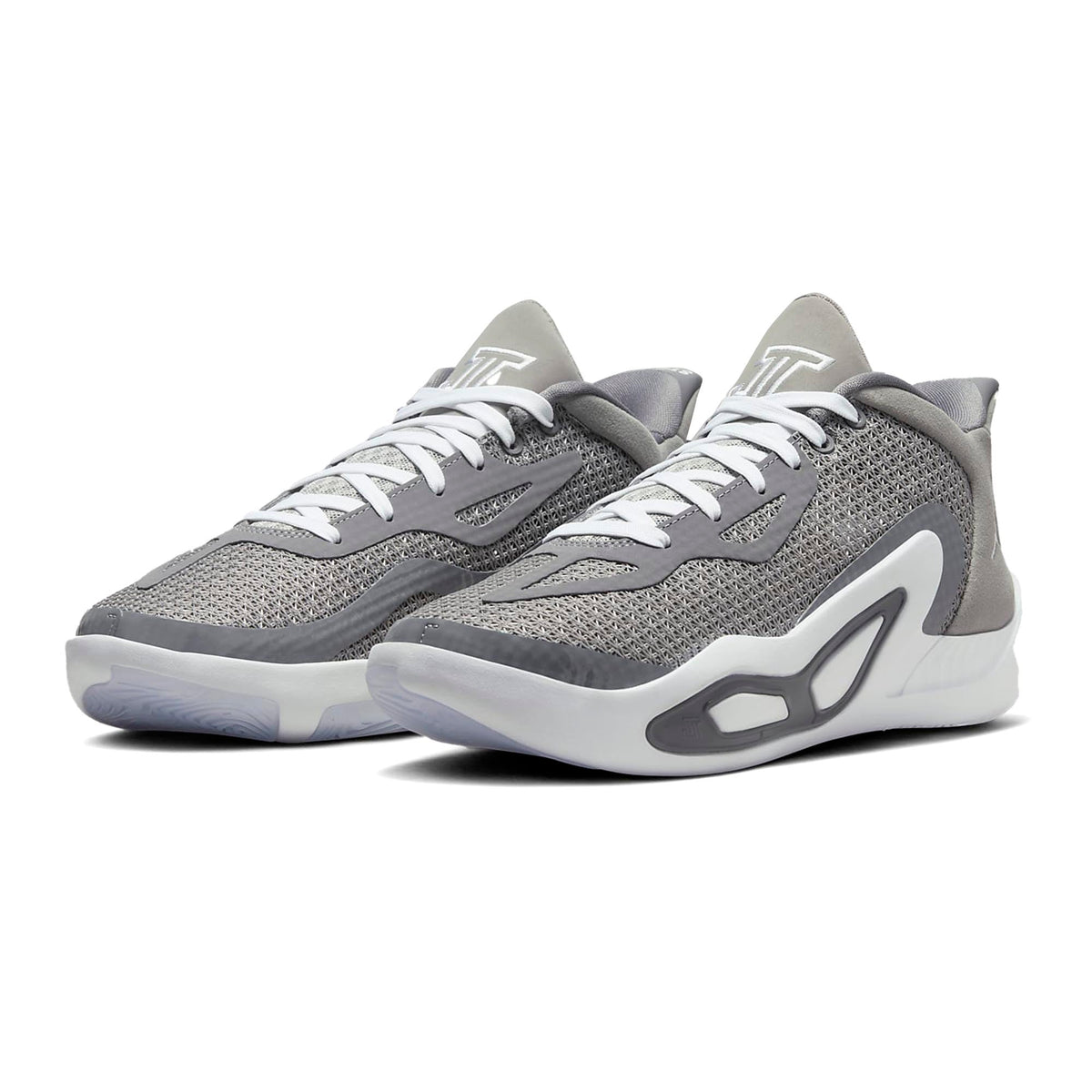 Nike Boys Jordan Tatum 1 (Big Kid) (Medium Grey/White/Gunsmoke, US Footwear Size System, Big Kid, Men, Numeric, Medium, 6.5)