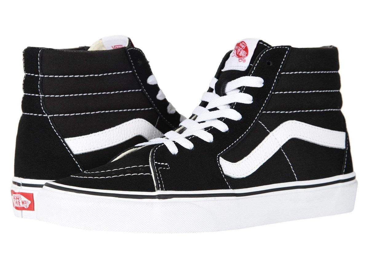 Vans Sk8-Hi Unisex Casual High-Top Skate Shoes Black/White/Black