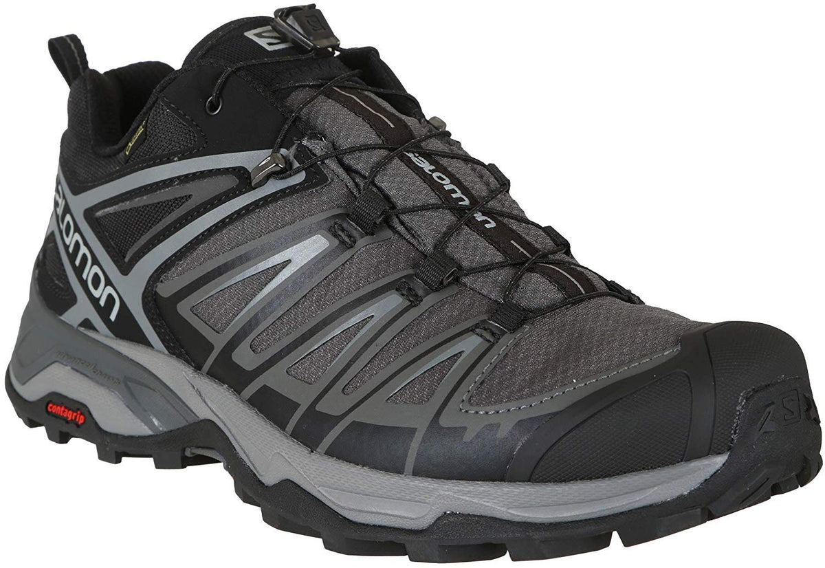 Salomon Men's X Ultra 3 GTX Hiking Shoes, Black/Magnet/Quiet Shade, 8