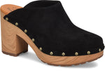 KORK-EASE Sudbury Women's Clog, Black Suede, 6M US