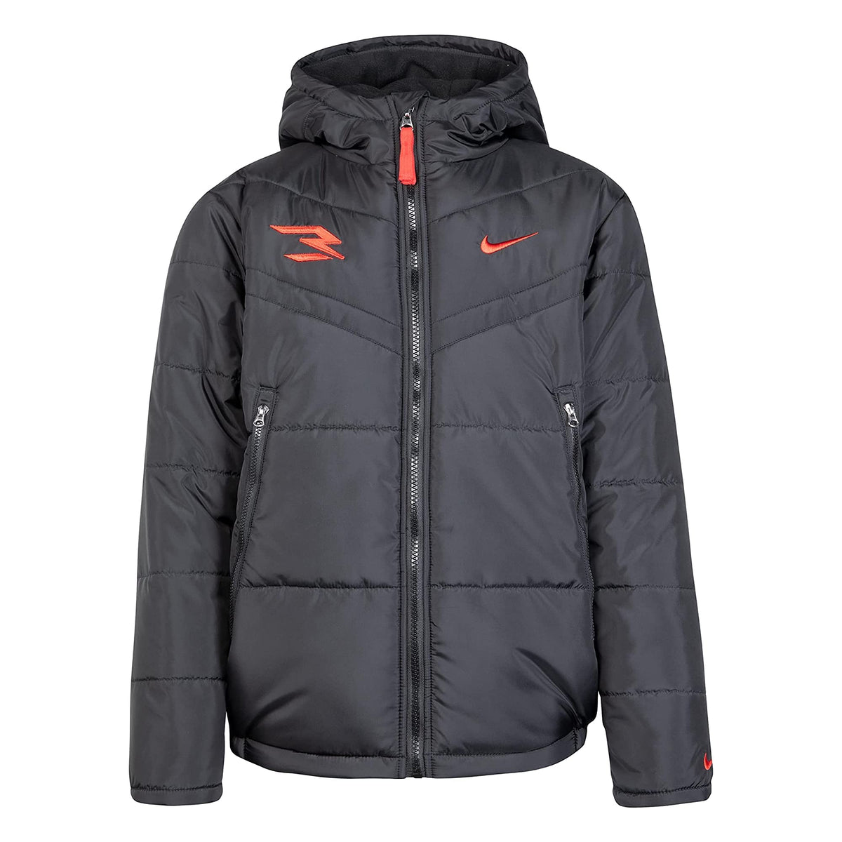 Nike 3BRAND Boy's Stadium Puffer (Big Kids) Black XL (18-20 Big Kid)