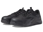 Reebok® Work Nanoflex TR Work EH Comp Toe Shoes for Men – TPU Heel Upper – Bootbed™ Footbed 10.5 Black