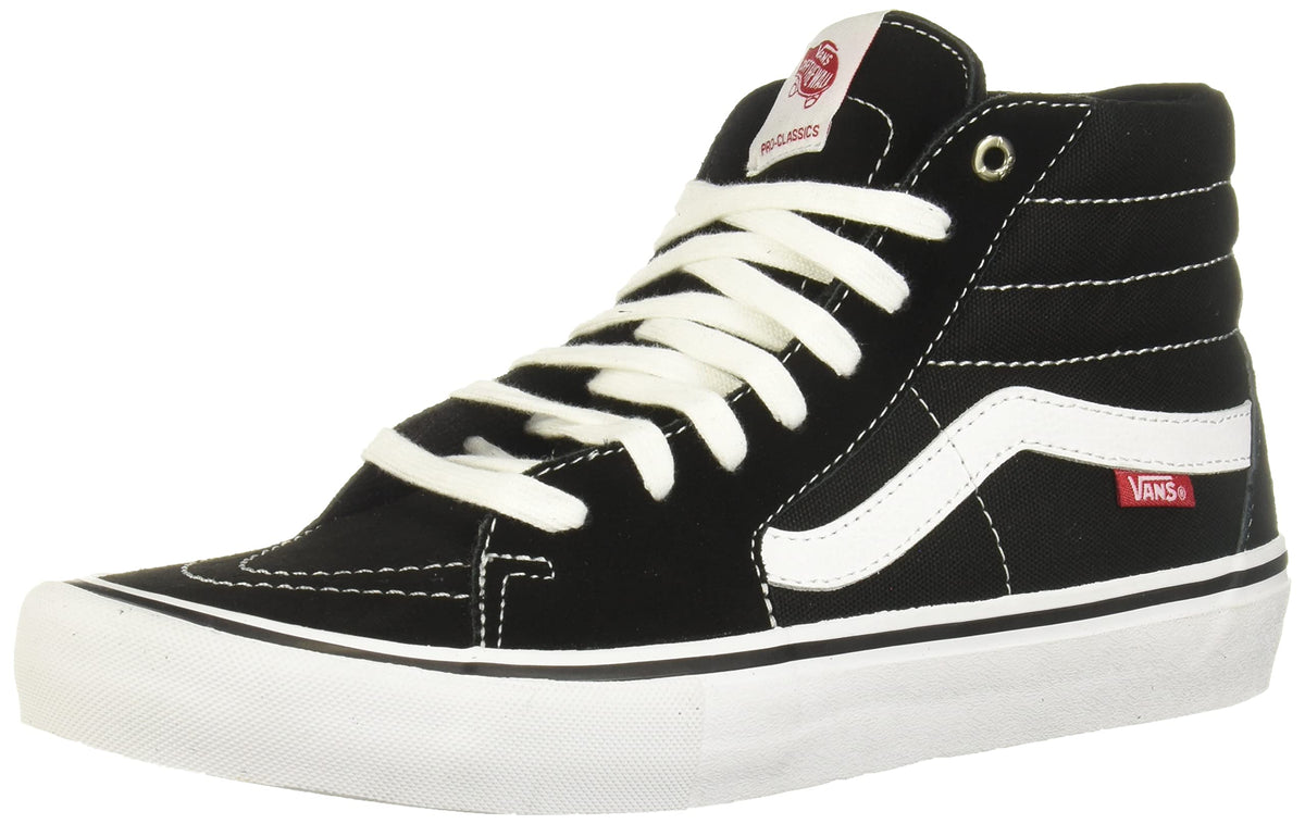 Vans Men's Old Skool(Tm) Core Classics (8 B(M) US Women / 6.5 D(M) US Men, SK8-HI TOP (Black.White))