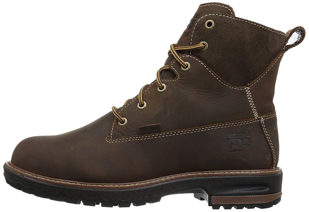 Timberland PRO Women's Hightower 6" Alloy Toe Waterproof Industrial & Construction Shoe, Kaffe, 9.5