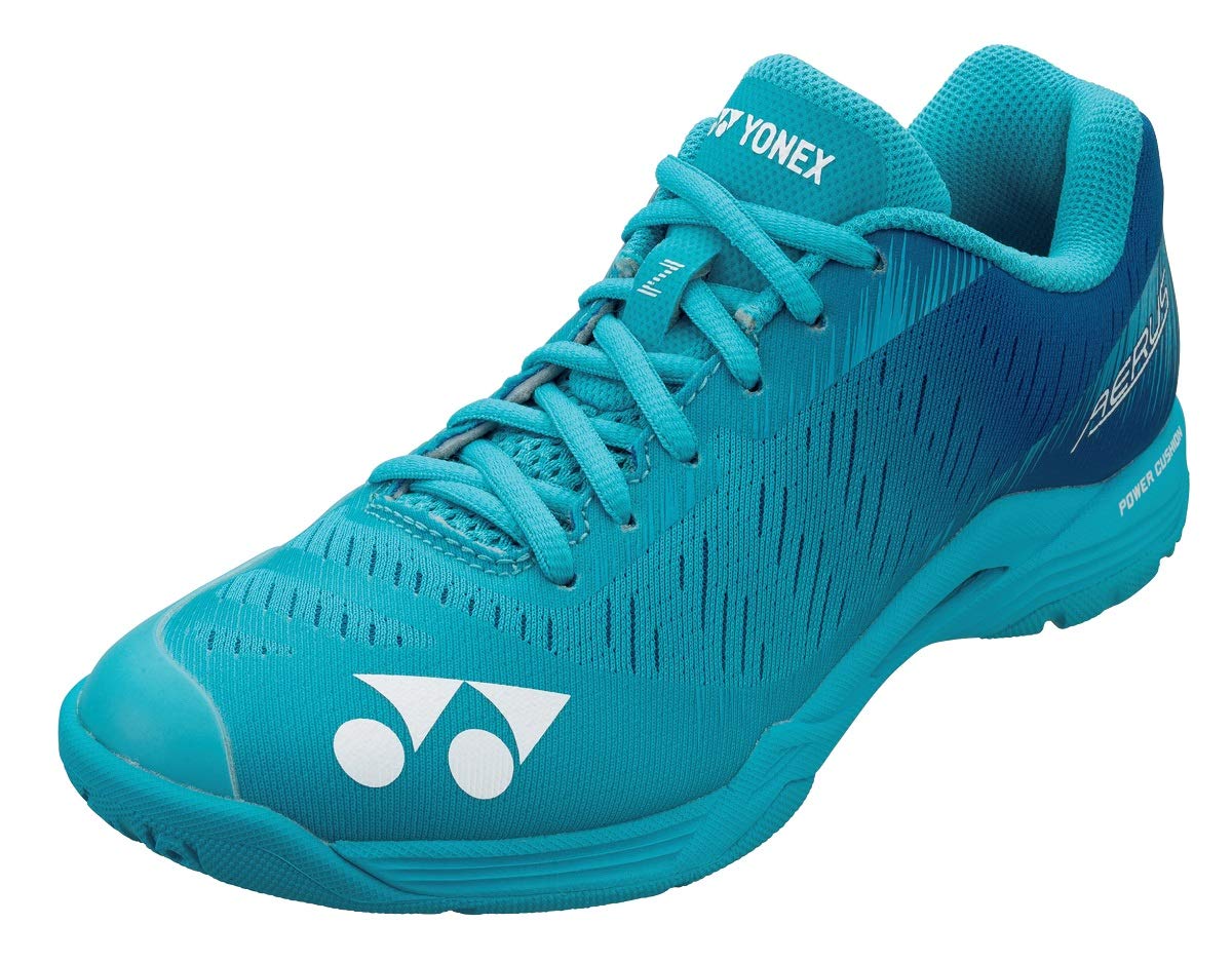 YONEX Power Cushion Aerus Z Women's Indoor Court Shoe (Mint Blue) Size: 8