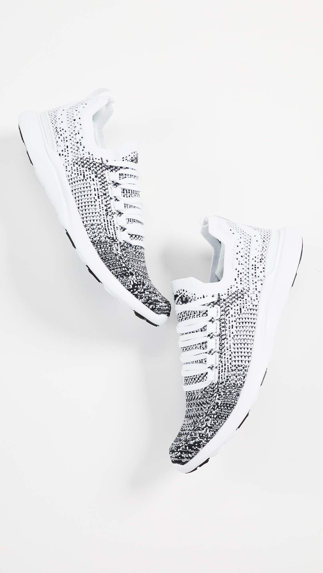 APL: Athletic Propulsion Labs Women's Techloom Breeze Sneakers, White/Black/Ombre, 9 Medium US