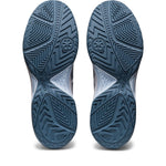 ASICS Men's Gel-Dedicate 7 Tennis Shoes, 6, Steel Blue/White