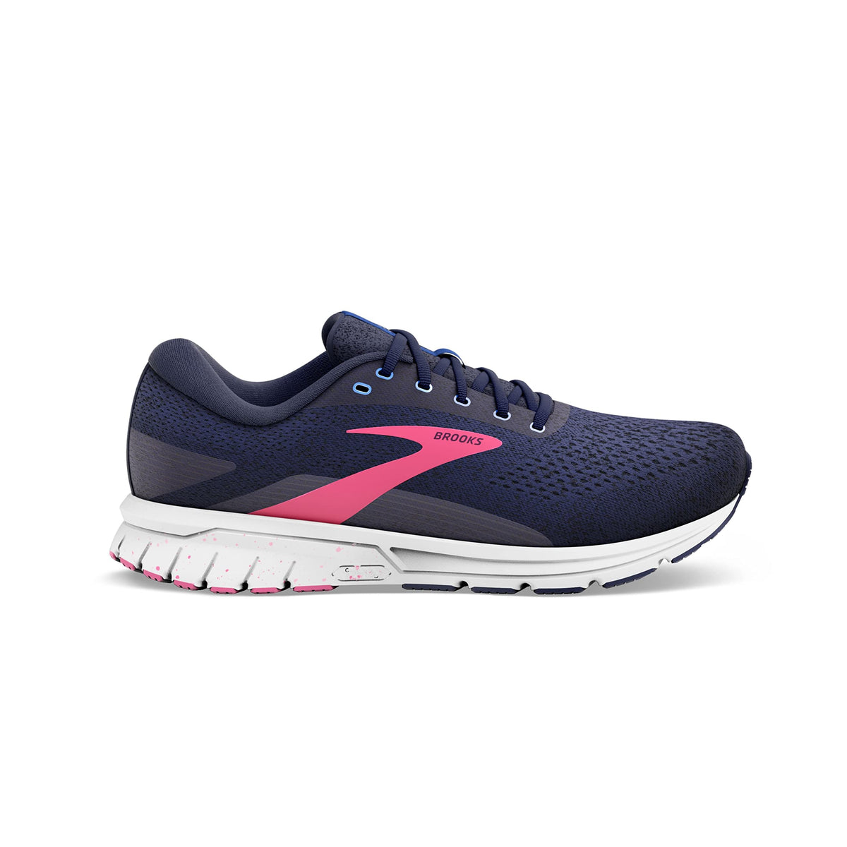 Brooks Women's Signal 3 Running Shoe - Peacoat/Amparo Blue/Pink - 10.5 Medium