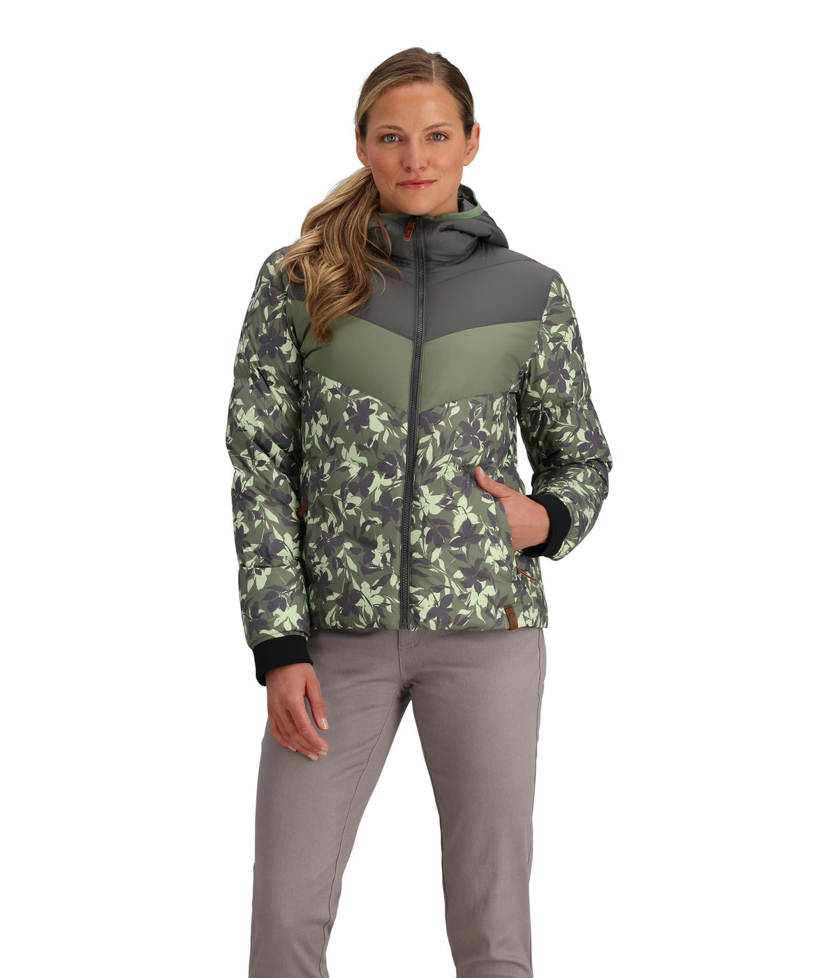 Obermeyer Peyton Down Jacket Fresh Sprigs XS