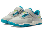 Merrell Trail Glove 7 A/C (Little Kid/Big Kid) Grey/Blue/Lime 10.5 Little Kid M