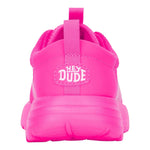 HEYDUDE Women's Kid Sirocco Play Brights (Little Kid/Big Kid), Hot Pink, 2 Medium