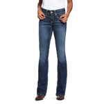 ARIAT Women's R.E.A.L Pr Str Linda Boot Jn Goldie, 32 S Blue