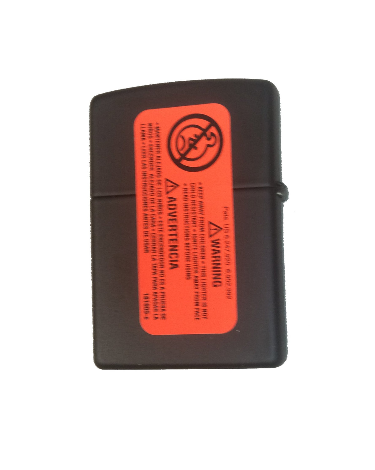 Zippo Lighter- Firefighter Flag Red Line Black Matte Windproof Lighter