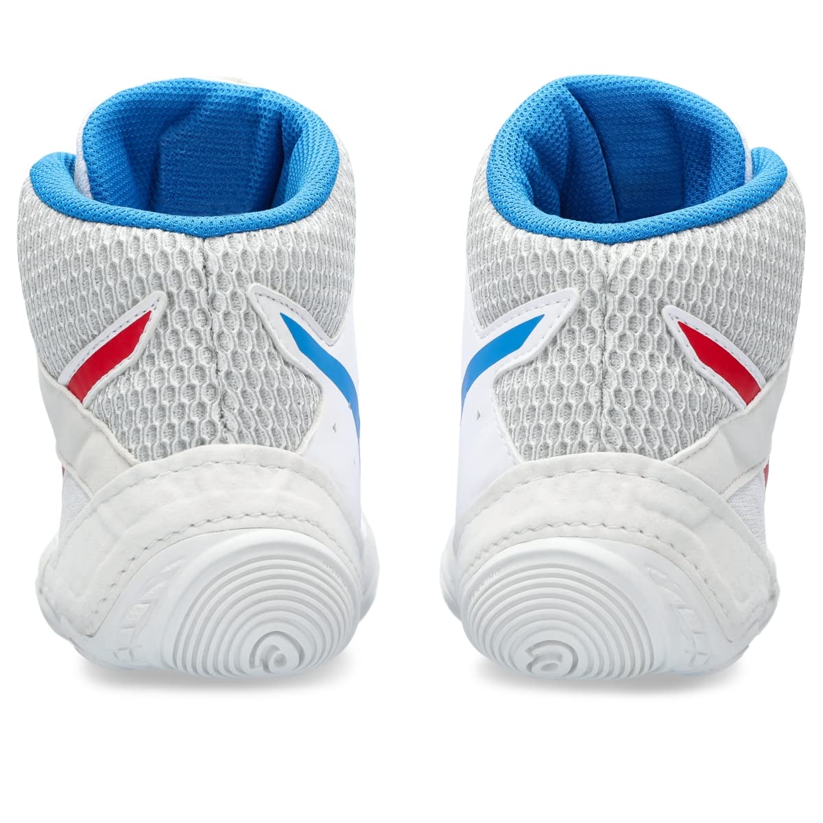 ASICS Men's Snapdown 3 Wrestling Shoes, 5.5, White/Classic RED