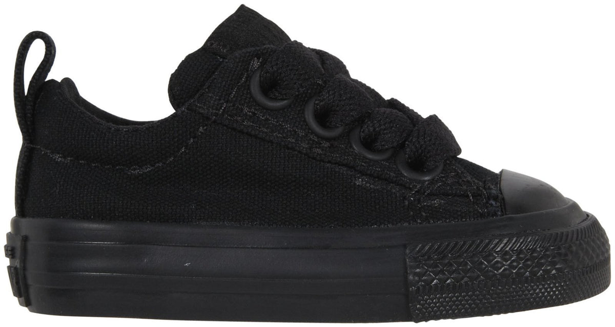 Converse Baby Boys' Chuck Taylor All Star Street Slip (Inf/Tod) - Black Monochrome - 2 Infant