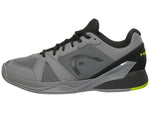 HEAD Revolt EVO Tennis Court Shoes for Men-Gray/Black, 8.5
