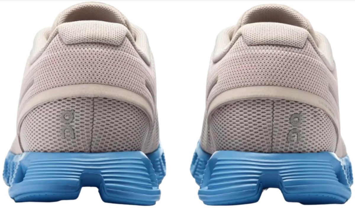 On Women's Cloud 5 Sneakers, Pearl/Neptune, 7.5 Medium US