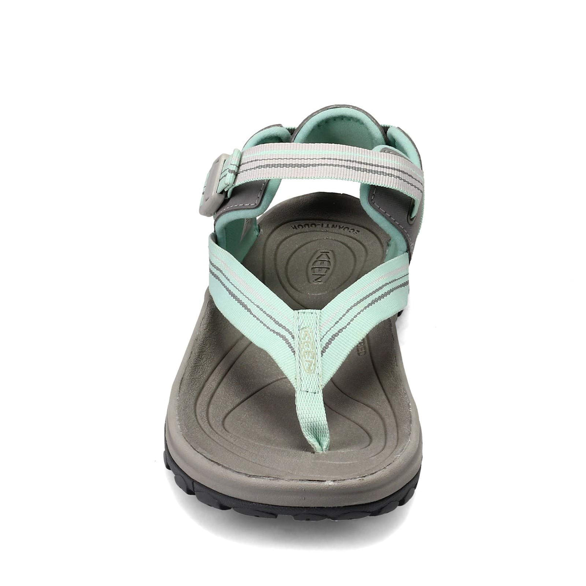 KEEN New Women's Terradora II Toe Post Sandal Light Gray/Ocean 6