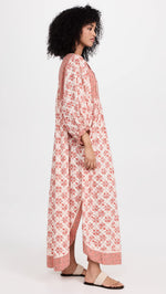 Free People Women's Hazy Maisy Maxi Dress X-Small Earth Combo