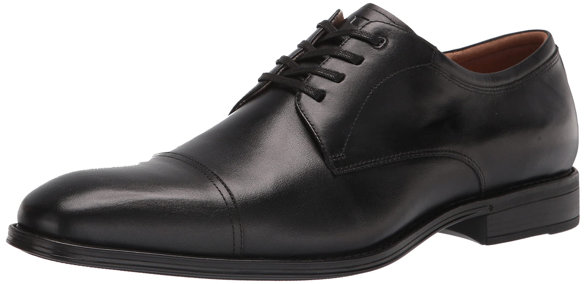 Florsheim Men's Alanzo Cap Toe Oxford, Black, 9