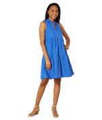 Lilly Pulitzer Novella Dress Borealis Blue Lilly Squared MD